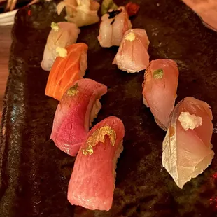 Assorted sushi, beautiful