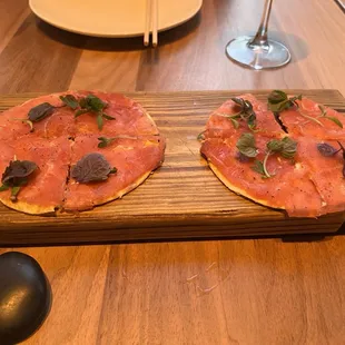 Big Eye Tuna Tarts