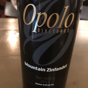 This is my new signature wine! Big bold wonderful mountain Zinfandel.