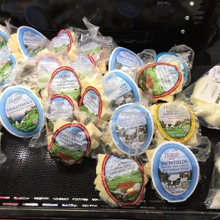 Snack packs of Saxon Creamery cheese