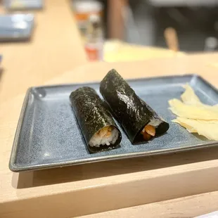 Lobster + Salmon Ikura Hand Rolls