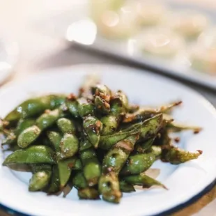 Garlic Edamame
