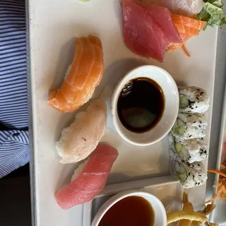 1. Sushi, Sashimi and Shrimp Tempura Lunch