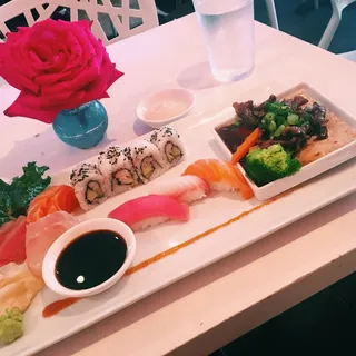 3. Sushi, Sashimi and Steak Teriyaki Lunch