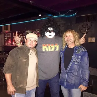 Frontman Gabe and guitarist Duane for Journey tribute band San Antonio Lights