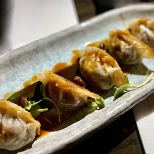Foie gras guyoza