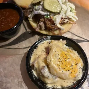 Pod. Brisket sandwich.