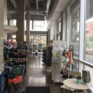 Lobby view from the pet salon