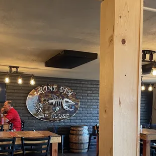 the interior of the restaurant