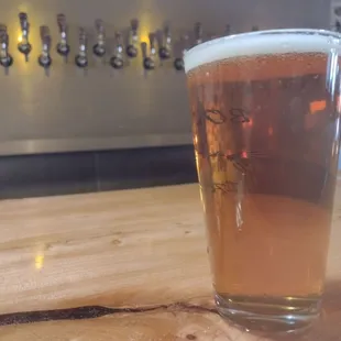 Greenwood Brewery company (Phoenix) Harvest diem spiced ale. This brewery is one of a few woman-owned and brewed breweries in AZ.