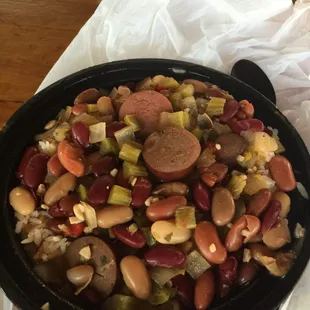 The red beans n rice