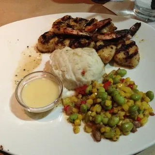 Scallops & Shrimp Skewer