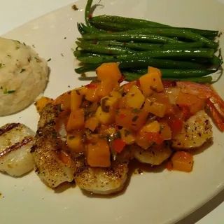 Scallops & Shrimp Skewer