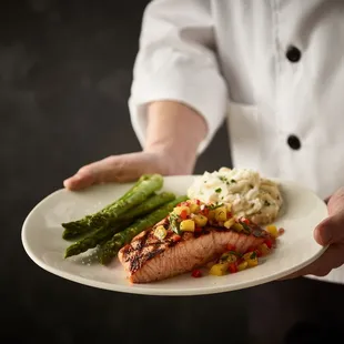 Atlantic Salmon with Mango Salsa