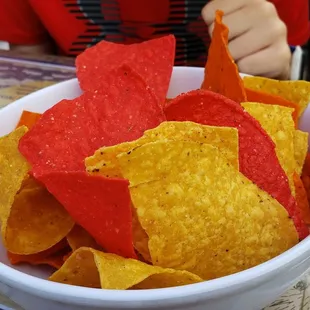 Guac dirty to me chips ($16). Perfectly fine.