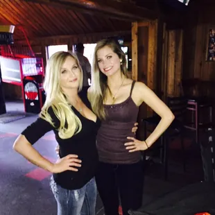 two women posing for a picture