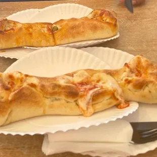 Pepperoni and jalapeños happy roll and cheese happy roll.