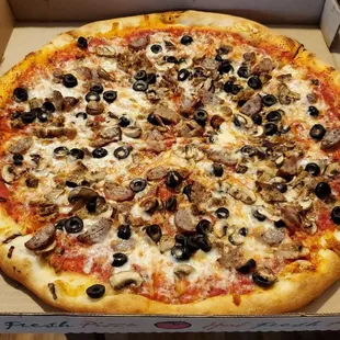 pizza, food