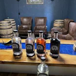 Our view in the tasting room/bar