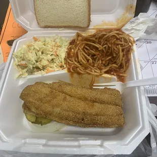 Catfish Plate and 2 sides