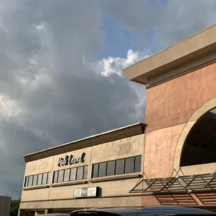 the outside of the building