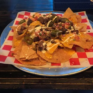 nachos, food