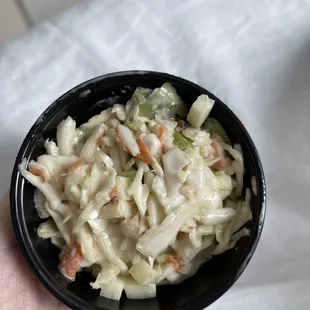 GRANNY'S APPLE SLAW. This slaw tasted better than the other but wish it was fresh.