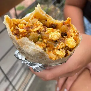 Breakfast burrito