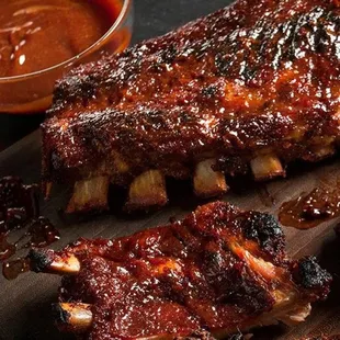 ribs, bbq ribs, food