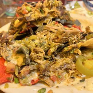 Green Chile Nachos