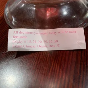 Proof my decision to eat here was a good one!