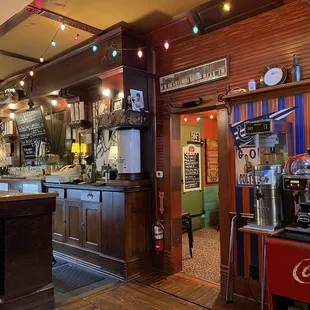 the interior of the restaurant