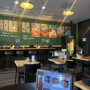 Inside of the restaurant