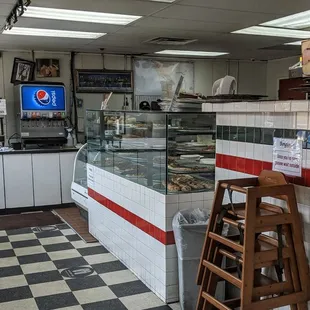 the interior of a restaurant