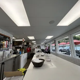 a view of a diner&apos;s counter