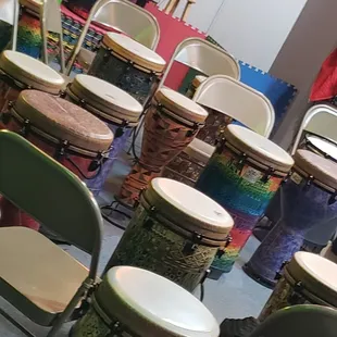 Drum circle for a 1 year old&apos;s birthday!