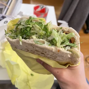 The Full Falafel Sandwich