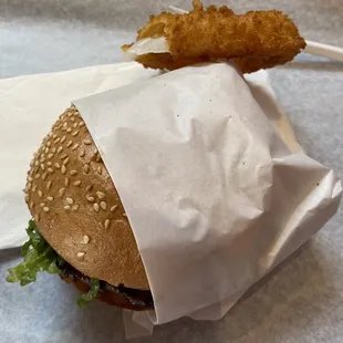 All American Burger Onion Rings