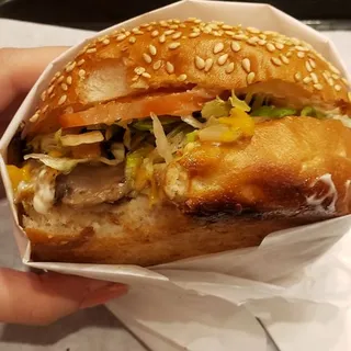 Mushroom and Cheese Sandwich