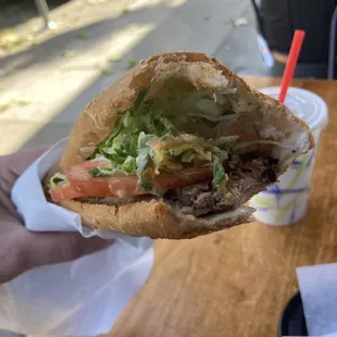 Persian Burger Sandwich