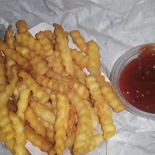 Crinkle fries