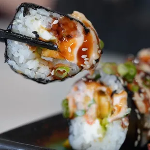 food, sushi and sashimi