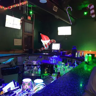 Bar-best music was in the bar