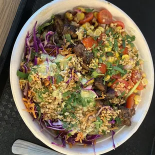  a bowl of salad
