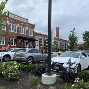  cars parked in a parking lot