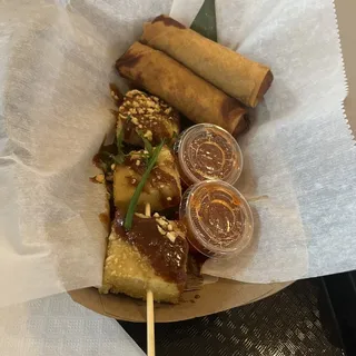 Crispy BBQ Tofu Skewer