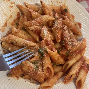 Pasta with marinara