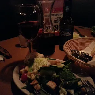 MANGIA &amp; Chianti at BoniVino&apos;s with my BFF in our favorite Booth In The Back In The Corner In The Dark- shhhh...SECRETS!