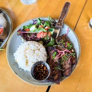 Grilled Pork Belly Meal