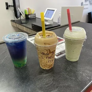 Yum!!!  Protein infused coffee shake (Java Chip)